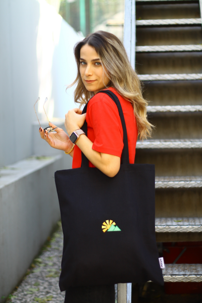 Dağ Gabardin Çanta - Siyah