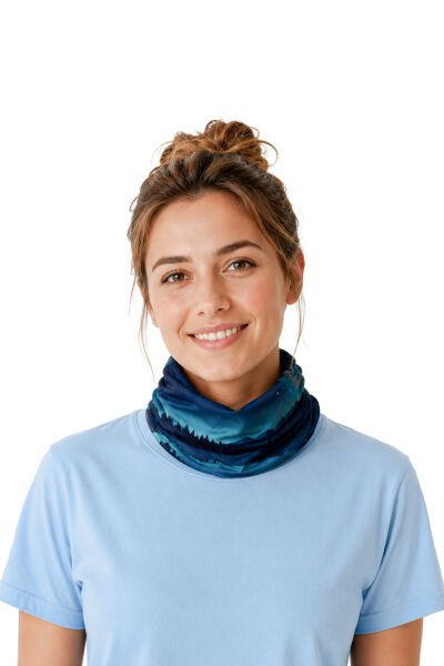 Yıldız Tozu - Unisex Termal 50x25 cm Baf Bandana Boyunluk Saç bandı