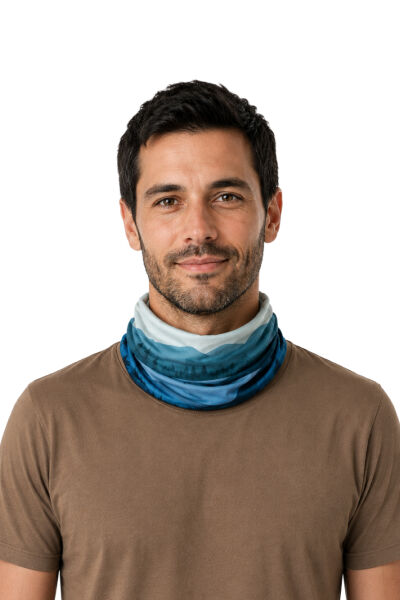 Buzul Vadi - Unisex Termal 50x25 cm Baf Bandana Boyunluk Saç bandı