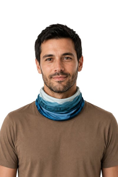 Buzul Vadi - Unisex Termal 50x25 cm Baf Bandana Boyunluk Saç bandı
